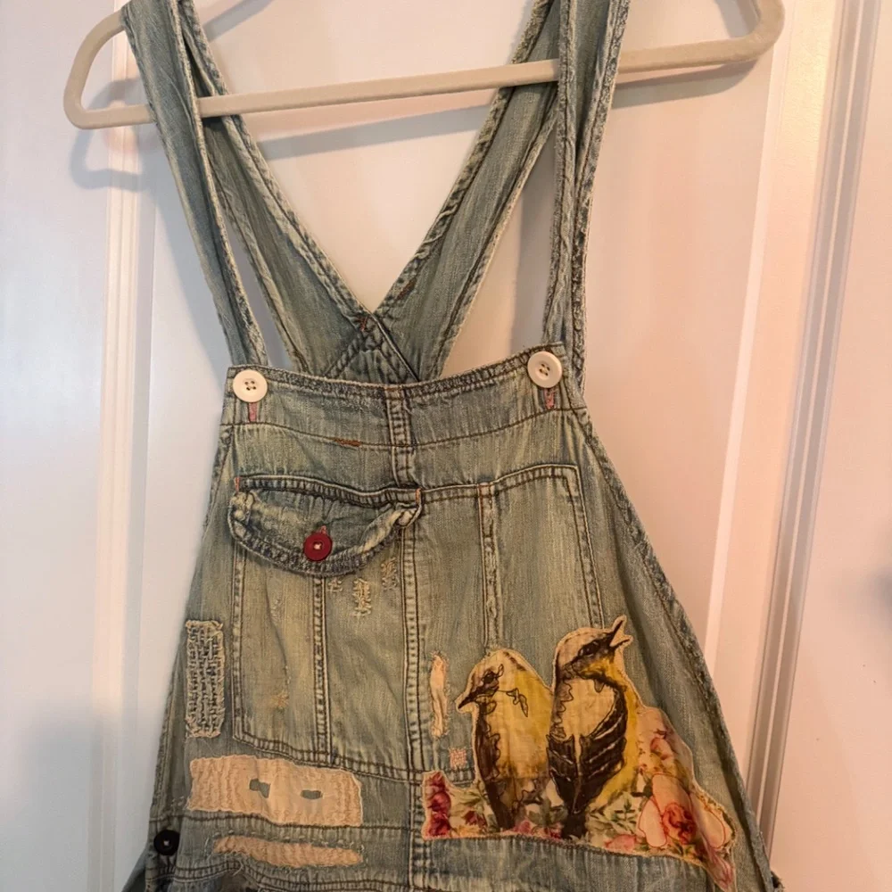 Magnolia Pearl "Floral Kitty" Overalls - Brand New! - Picture 5 of 15